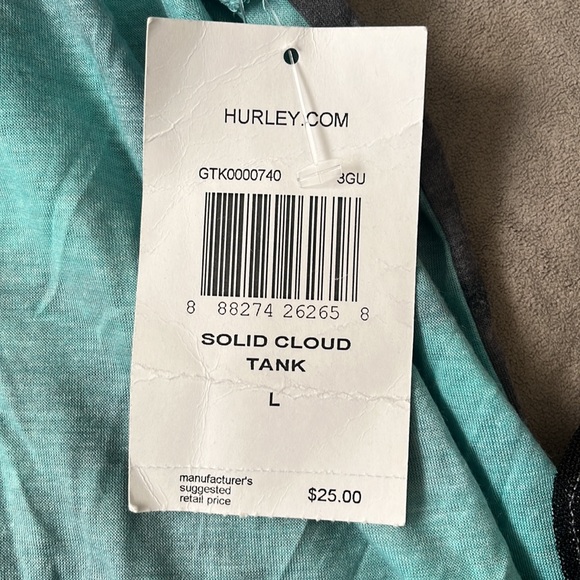Two NWT Hurley Tank Tops Size Large - Picture 3 of 4